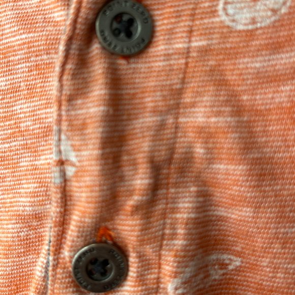 POINT ZERO Polo Shirt Men's Size Large Nautical Peach Colour - Picture 8 of 13